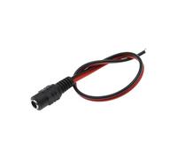 100PCS DC Power Male Female Cable 12V Plug DC Adapter Cable Plug Connector For Camera DC Plug 5.5 * 2.1mm 5.5x2.1 IDGTTLDF(100PCS Female)