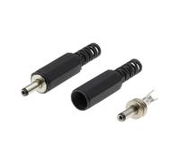 100PCS DC Power Plug 5.5 * 2.1mm 5.5 * 2.5mm 3.5 * 1.35mm 6.3 * 3.0mm Adapter Connector Plug 2.5X0.7MM(3.5x1.3mm)