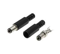 100PCS DC Power Plug 5.5 * 2.1mm 5.5 * 2.5mm 3.5 * 1.35mm 6.3 * 3.0mm Adapter Connector Plug 2.5X0.7MM(6.3x3.0mm)