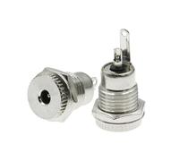 100PCS DC099 3.5mmx1.35mm DC Power Jack Socket Female Panel Connector metal 3.5 * 1.35mm IDGTTLDF