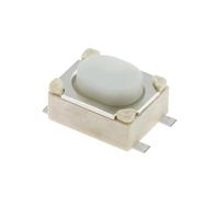 100PCS DC12V 50mA Button Tact Switch SMD 4Pin 3X4X2.5MM White Tactile Tact Push Button Micro Switch Momentary 3 * 4 * 2.5mm(Bind Foot)