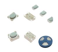 100PCS DC12V 50mA Button Tact Switch SMD 4Pin 3X4X2.5MM White Tactile Tact Push Button Switch Momentary 3 * 4 * 2.5mm IDGTTLDF(Reel Packing)