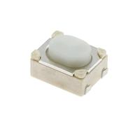 100PCS DC12V 50mA Button Tact Switch SMD 4Pin 3X4X2.5MM White Tactile Tact Push Button Switch Momentary 3 * 4 * 2.5mm IDGTTLDF(Bind Foot)