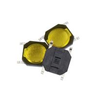 100PCS DC12V 50mA Membrane Switch 4x4x 0.8MM 4X4X0.8mm Tactile Push Button Switch Tact 4 Pin 4 * 4 * 0.8mm Switch Switch IDGTTLDF(4x4x0.8mm (bag))