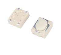 100PCS DC12V 50mA Micro Button Tact Switch SMD 4Pin 3X4X2.5MM White Tactile Tact Push Button Micro Switch Momentary 3 * 4 * 2.5mm(White)