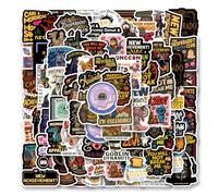 100Pcs DCC This is an Outrage Princess Donut Sticker Funny Dungeon Book Crawler Reading Carl Stickers for Kindle Waterproof Vinyl for Laptop, Water Bottle, Skateboard, Scrapbooking, Party Favors