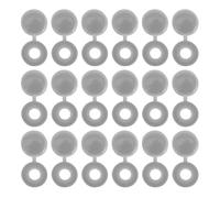 100pcs Decorative Screw Caps Plastic Head Covers
