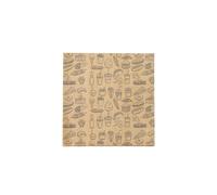 100pcs Deli Wax Paper Sheets, Grease and Water Resistant, Tray/Basket Liners, Newsprint-Style Wrappers for Sandwiches, Hot Dogs, Baking