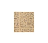 100pcs Deli Wax Paper Sheets, Grease and Water Resistant, Tray/Basket Liners, Newsprint-Style Wrappers for Sandwiches, Hot Dogs, Baking