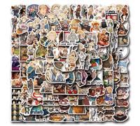 100Pcs Delicious in Dungeon Stickers, Vinyl Waterproof Decals for Laptop Water Bottle Scrapbook Cars Guitar Skateboard, Teens and Adults