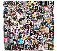 100pcs Demon Slayer Stickers Pack for Water Bottles Skateboard Laptop Ipad Phone Case Bike Car Bumper,Vinyl Waterproof Japaness Anime Sticker for Kids Teens