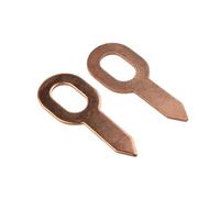 100Pcs Dent Puller Rings for Spot Welding Welder Car Body Panel Pulling Washer Tools 55mm Copper Plated Repair Accessories