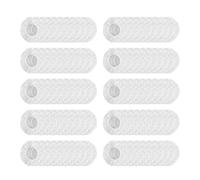 100pcs Detector Covers Fit 10cm/16cm, Tool-Free Installation, Ideal Property Management Smokey Detector Cover