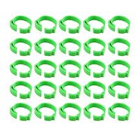 100pcs Diameter 20mm Clip On Leg Rings Number 001-100 for Dove Chicks Hen Parrot Birds Identification