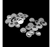 100PCS Differential Thermal Analysis Crucibles - Aluminum & Alumina Ceramic Sample Dishes for DTA, DSC & TGA Testing(PE Solid-6.7 * 1.7mm)