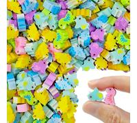 100pcs Dinosaur Mini Erasers for Kids, Bulk Cute Pencil Erasers Small Fun Erasers for Classroom Rewards Party Favors Gift Filling Eraser