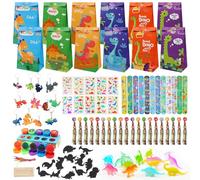 100PCS Dinosaur Party Bags Fillers for Kids, Pinata Dinosaur Gift Bag Toys