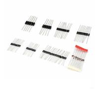 100Pcs Diode Assortment 8 Common Values For Maintenance And Electronics Projects IN4148, FR107, IN5408