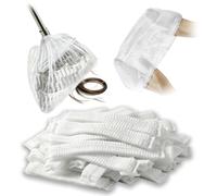 100Pcs Diposable Broom Covers, Dust- Proof Disposable Broom Dusting Covers, Cleaning Brooms Cover for Sweeping, Captures Dust & Pet Hair, Universal Elastic Fit, Easy On/Off, Pick in Dust, Hair