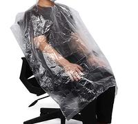 100pcs Disposable Barber Cape, Hairdressing Cape Haircut Apron Hair Salon Cloth Cape for Hair Cutting, Dyeing, Coloring, Styling, Conditioning