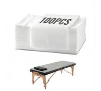 100Pcs Disposable Bed Sheets 80x180cm: Non Woven Massage Bed Sheet Disposable Massage Spa Sheets for Beauty Salon Spa Massage Hotels Beautician