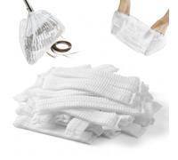 100PCS Disposable Broom Cover Stretchable Dust & Hair Catcher Sleeves Non-Woven Fabric Hygienic Cleaning Tool for Floors, Pet Hair, Lint, No Wash Needed