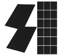 100pcs Disposable Car Floor Mats 53cm Non-woven Black Floor Cover