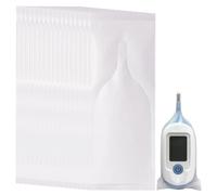 100pcs Disposable Digital Thermometer Probe Covers for Accurate and Hygienic Rectal Thermometer Measurements, Wrap Around The Thermometer's Entire Body