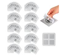 100Pcs Disposable Drain Cover, Hair Catcher for Shower Drain, 10cm Circular shower drain cover for Bathroom, Kitchen, Laundry, Bathtub