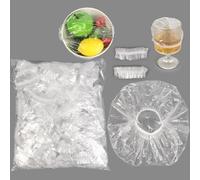 100pcs Disposable Drink Covers,Plastic Drink Covers bulk, Disposable Cup Cover for Drinks Safety Bar Club Adult Beverage Stretchable