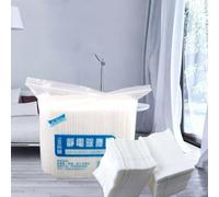 100Pcs Disposable Electrostatic Dust Removal Mop Paper Home Cleaning Cloth Floor Cleaning Wipes For Flat Swivel Mop Clean Tools Vacuum Cleaner Filter Replacement Parts Washable Filter Replacemen