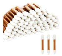 100Pcs Disposable Eyeshadow Sponge Sticks-Double Ended Makeup Applicators | Soft Tips Eyeshadow Applicators for Professional/Daily Use - Smokey Eye & Cream Blending Tools Kit