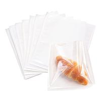 100pcs Disposable Food Takeaway Snack Packaging Kraft Greaseproof Paper Sandwich Bread Doughnut Biscuit Bags