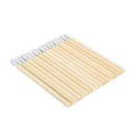 100Pcs Disposable Lip Brush, Nylon Fiber Lipstick Applicator Wands with Bamboo Handle, Portable Lipstick Brush Applicator Multifunctional, Makeup Tool Kit