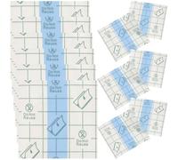 100pcs Disposable Makeup Hand Mixing Sticker Pu Film Blank Palette