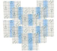 100pcs Disposable Makeup Palette Film Pu Self Adhesive 6cm Sheets