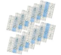 100pcs Disposable Makeup Palette Sticker PU 6cm Single Use Pad