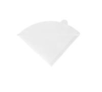 100pcs Disposable Paper Coffee Filter 1-4 Cups Wood Pulp Drip Paper Cone Coffee Strainer Bag Pour Over Household Accessories(100pcs V01 White)