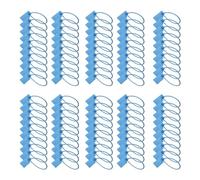 100PCS Disposable Plastic Seals Security Retail Anti-Theft Self-Locking Shoe Tag Label Pull Ties Plastic Shipping Tags for Clothes, Shoes (Blue,100pcs)