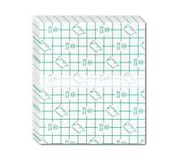 100Pcs Disposable PU Film Makeup Hand Palette Durable Useful Waterproof Adhesive Makeup Tape Hand Palette Sticker for Cosmetic Makeup