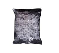100PCS Disposable Tattoo Cups Plastic Pigment Ink Caps Tattoo Supplies Small for Artists
