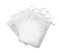100Pcs Disposable Tea Bags Bulk for Loose Leaf Tea,Drawstring Empty Coffee Sachets Filter Infuser Strainers for Spice, Coffee, Herb and More(18 * 20cm)