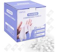 100PCS Disposable Towel, Compressed Towel, Coin Paper Towel, Portable Compressed Towel Sheet, Travel Towel, For Home Beauty Travel Camping Outdoor Activities