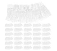 100pcs Disposable Waterproof Ear Covers for Hair Dye, Pe Plastic