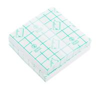 100pcs Disposable White Pu Palettes Hand Makeup Paper Film