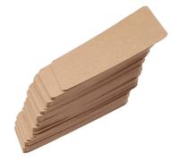 100pcs DIY Blank Word Cards Double-Sided Kraft Paper Writing Cards | Writers, Portable Memo Supplies for Language Learners, Rounded Corners, Smooth Coated Surface, Study Organisation and Game