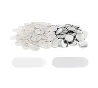 100pcs DIY Round Badge Making Supplies Material Plastic Bottom Type For Badge Button Maker Machine Multipurpose(44mm)