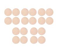 100pcs DIY Single-Hole Wooden Round Tag for Craft Making