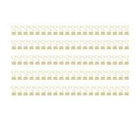 100PCS Dog Clips, Metal Paper Clamps with Strong Clamping Force, Cute Hollow Dog Shape Fold Back Clips for Documents Certificates Tickets and Organizing, Gold