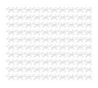 100pcs Dog Shape Paper Clips, Cute Plated Metal Bookmark Clips for Students and Office, Durable Portable Document Organizers with Storage Box for School Home Use (Silver)